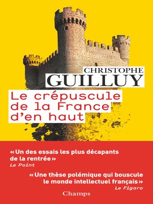 cover image of Le crépuscule de la France d'en haut